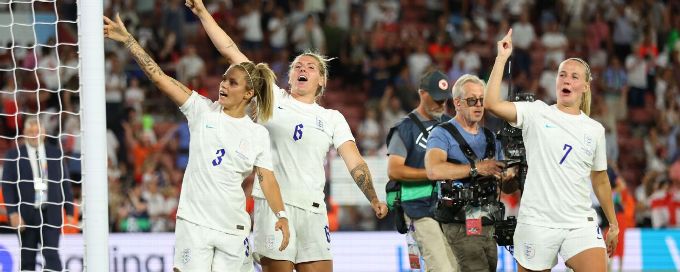 England close perfect group stage with a 5-0 win over Northern Ireland