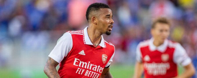 Gabriel Jesus scores hat trick in Arsenal's 6-0 thumping over Sevilla