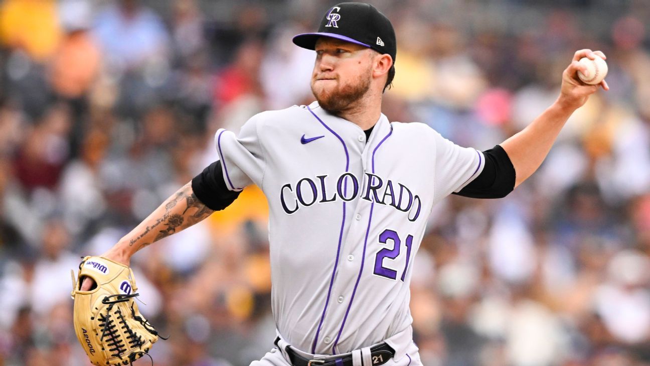 Rockies put Freeland on IL due to strained elbow