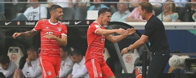 Rampant Bayern obliterate Frankfurt 6-1 in Bundesliga opener