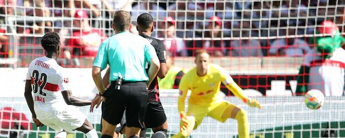Leipzig slip up in Bundesliga start with 1-1 draw at Stuttgart