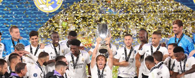 Real Madrid begin 2022-23 season with another trophy as Carlo Ancelotti & Co. claim UEFA Super Cup
