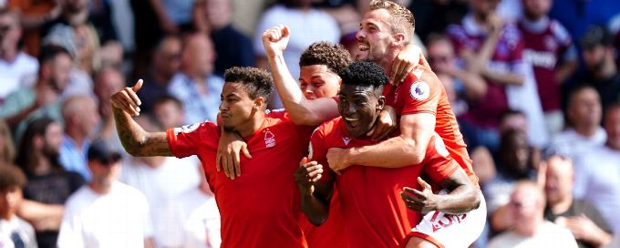 Resilient Nottingham Forest beat West Ham United to secure first win since Premier League return