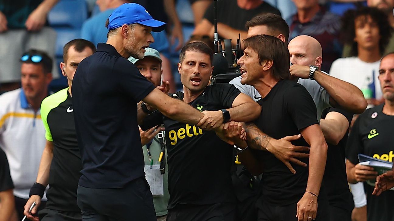 Tuchel et Conte ne devraient pas être interdits de Premier League pour querelle après le match nul entre Chelsea et les Spurs dimanche