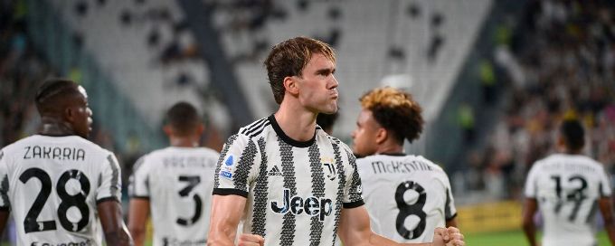 Vlahovic double helps Juventus to easy win over Sassuolo