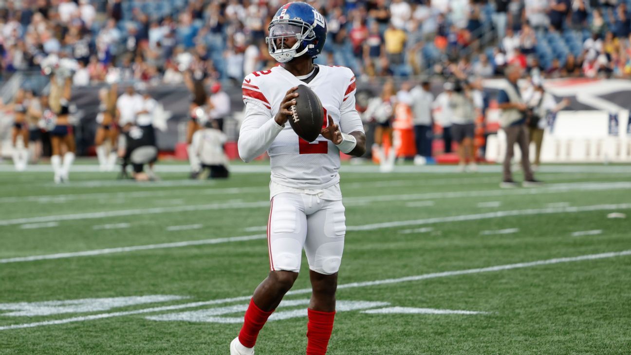 Giants: QB Taylor may get some 1st-team reps