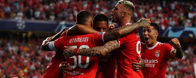 Champions League: Benfica cruise past Dynamo Kyiv to reach group stage; Maccabi Haifa score dramatic win