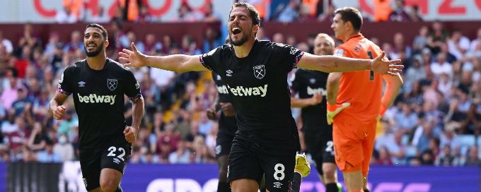 West Ham earn first PL win of season with Pablo Fornals winner at Aston Villa