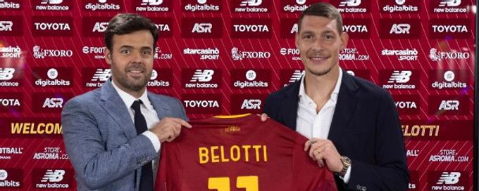Italy striker Andrea Belotti joins Roma on free transfer from Torino