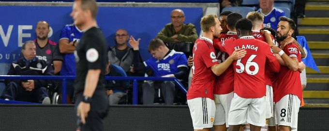 Manchester United beat Leicester City for third win in a row