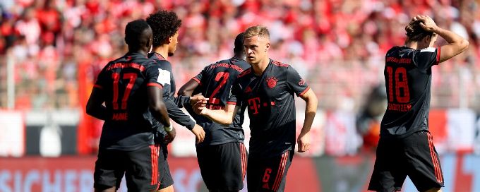 Bayern Munich slip to second straight draw at Union Berlin