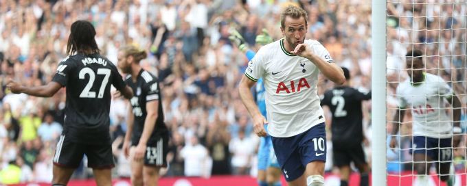 Harry Kane on target as Tottenham beat Fulham to maintain pace