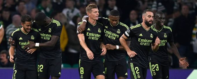 Real Madrid beat Celtic 3-0 to start Champions League title defence