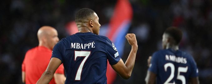 PSG beat Juventus in Champions League with Kylian Mbappe brace