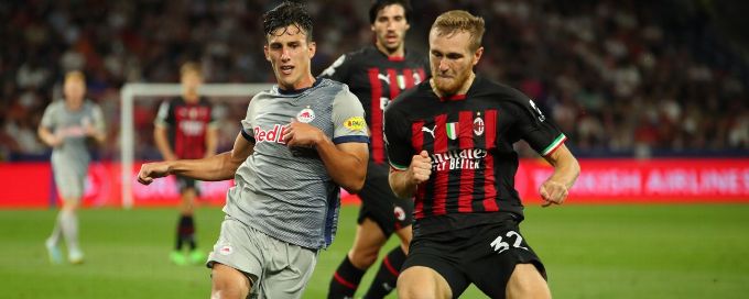 Milan held to 1-1 draw at Salzburg in Champions League opener