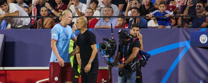 Manchester City's Pep Guardiola: Erling Haaland praise becoming 'routine'