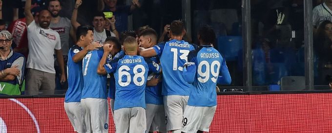 Napoli shock Liverpool with dominant 4-1 win in Champions League Group A