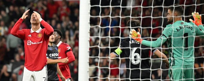 Cristiano Ronaldo's Europa League debut was frustrating in Manchester United loss to Real Sociedad