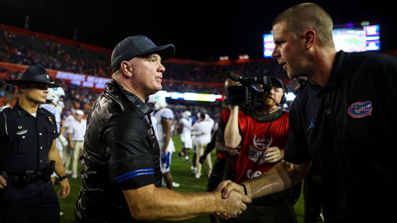 Kentucky’s upset of Florida gives Mark Stoops most wins in school history