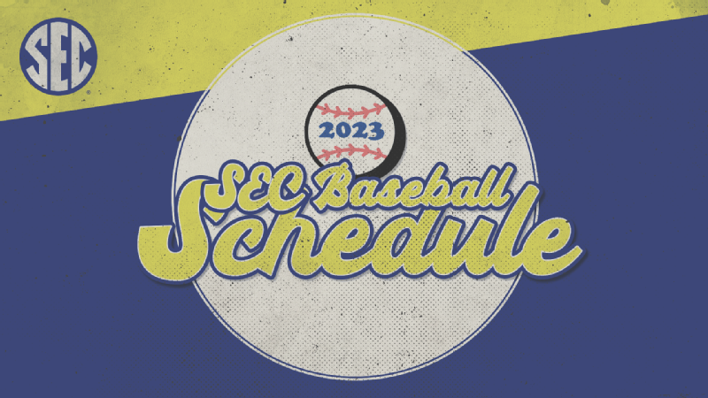 SEC announces 2023 baseball schedule