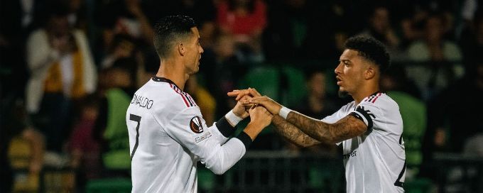 Manchester United ratings: 6/10 Cristiano Ronaldo, 7/10 Jadon Sancho make good on strong team performance in Europa League
