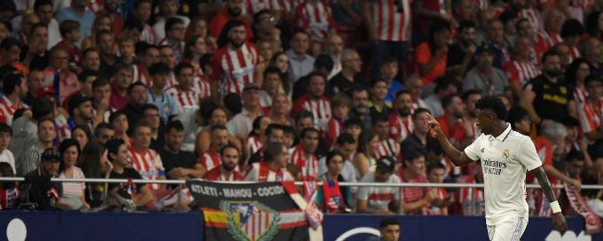 Atletico Madrid condemn racist chants aimed at Real Madrid's Vinicius Junior