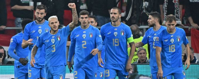Italy beat Hungary for spot in Nations League finals