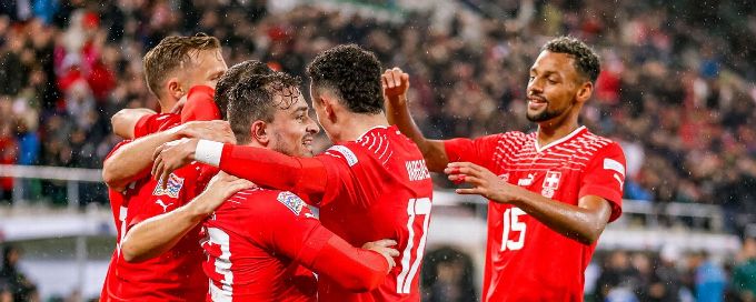 Czech Republic relegated from Nations League A after Switzerland loss