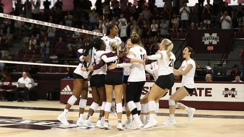 MS State defeats No. 23 Arkansas is straight sets