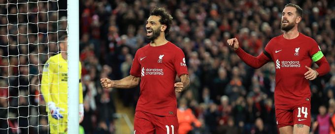 Liverpool secure much-needed win against Rangers to boost UCL hopes, as Nunez struggles for form
