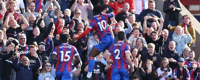 Eberechi Eze's late strike earns Crystal Palace victory over Leeds