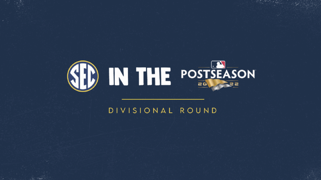 SEC represented on MLB Divisional Round rosters