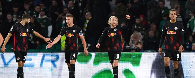 Celtic crash out of Champions League with defeat to Leipzig