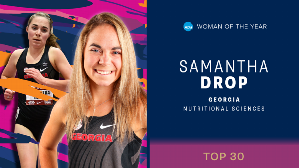 Drop Among Top 30 for 2022 NCAA Woman of the Year Award