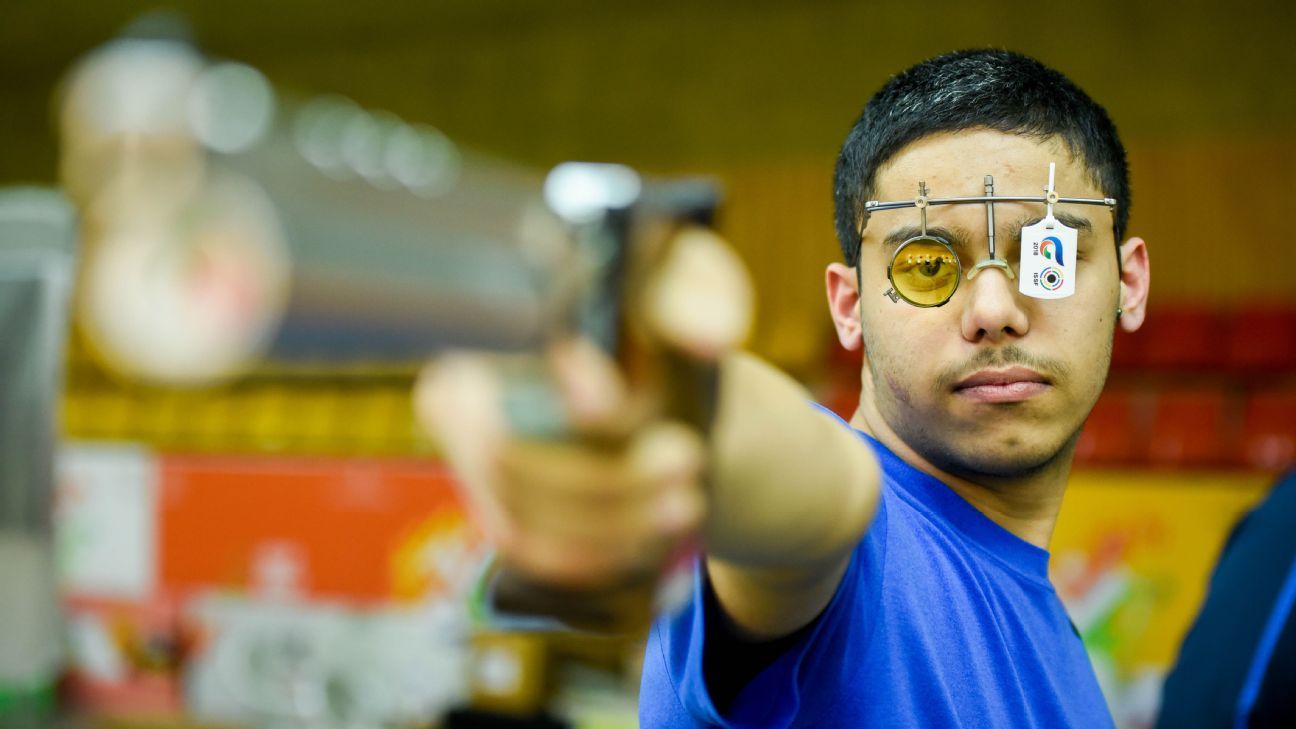 Udhayveer Sidhu 获得了两枚金牌；  Isha Singh 在青少年 25m 手枪比赛中获得一等奖