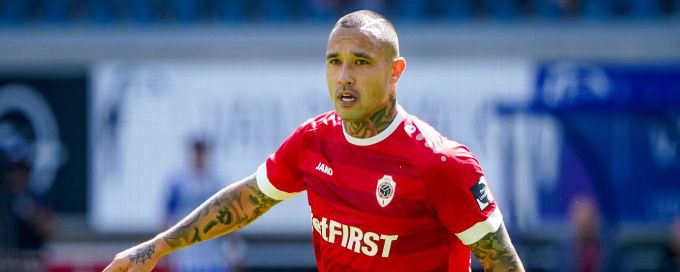 Radja Nainggolan suspended indefinitely by Royal Antwerp after smoking e-cigarette on the bench
