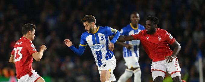 Brighton frustrated in home stalemate against Nottingham Forest