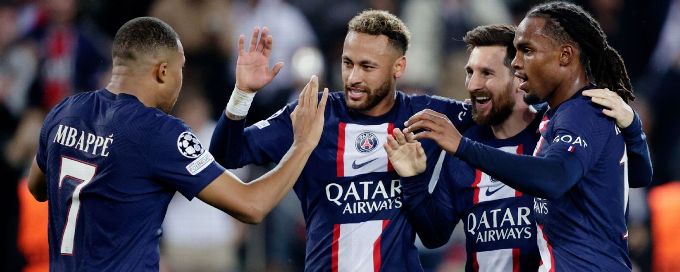 Messi, Mbappe, Neymar fire PSG to Champions League last 16 with 7-2 rout of Maccabi Haifa