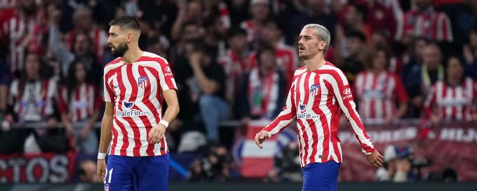 Atletico exit Champions League after chaotic draw with Leverkusen