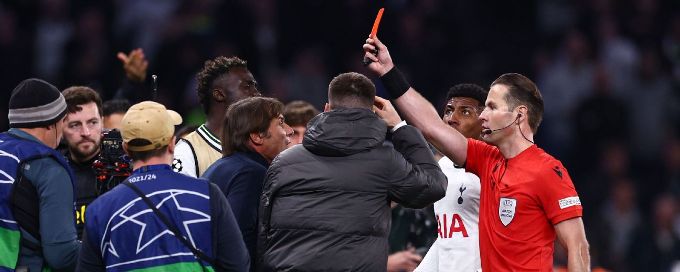 VAR 'doing a lot of damage,' Conte fumes after Tottenham winner vs. Sporting ruled out