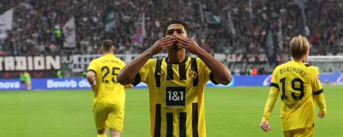 Jude Bellingham nets winner as Borussia Dortmund beat Eintracht Frankfurt