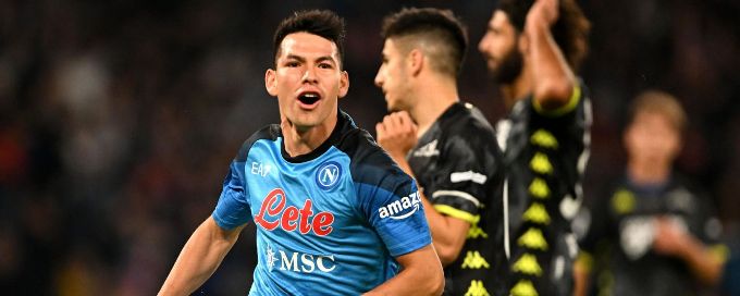 Lozano helps Napoli to win over Empoli