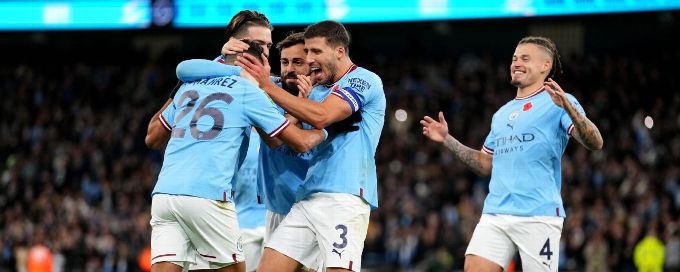 Man City claim comfortable win over Chelsea in Carabao Cup third round
