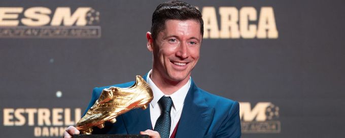 Will Erling Haaland deny Robert Lewandowski a hat trick of European Golden Shoe awards?