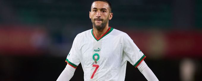 Morocco include Ziyech despite lack of game time at Chelsea
