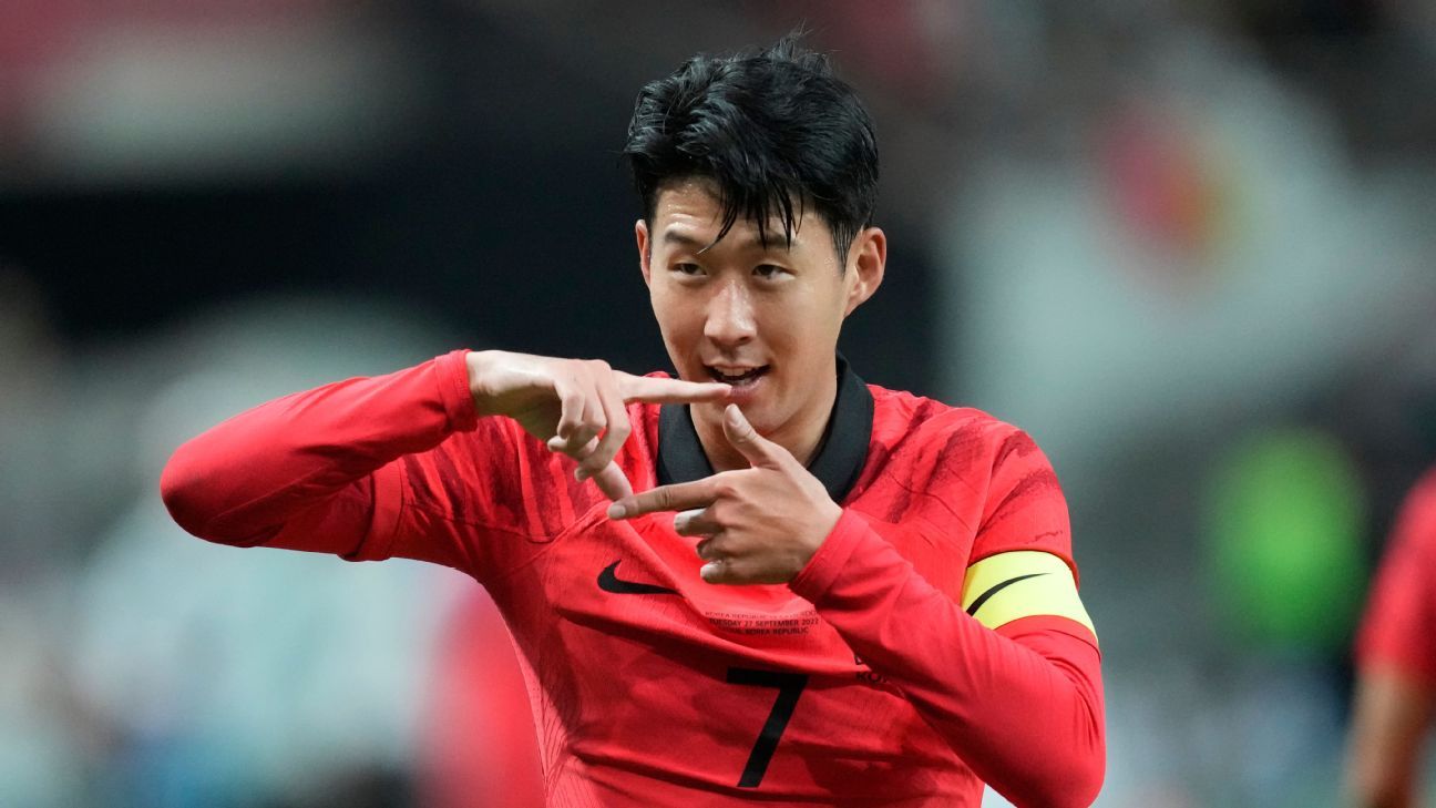 La Corea del Sud ha fatto parte della rosa della Coppa del Mondo, incluso Son Heung-min