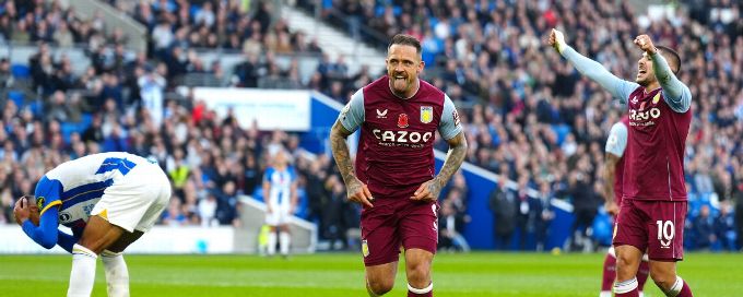 Danny Ings brace continues Aston Villa's resurgence with victory at Brighton