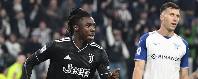 Juventus move third with 3-0 win over Lazio