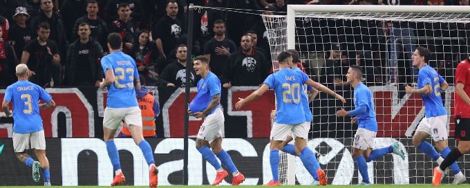 Vincenzo Grifo nets twice as Italy beat Albania in friendly