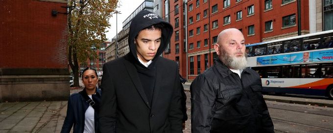 Man United's Mason Greenwood re-bailed until February, to face trial in Nov. 2023